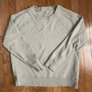 Athleta sundown crewneck sweatshirt in sage